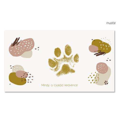 Mancsnyom poszter - Mustard