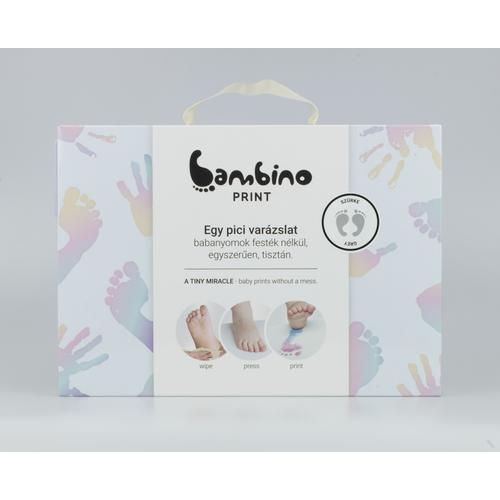 Bambinoprint készlet - ezüstszürke babanyomok