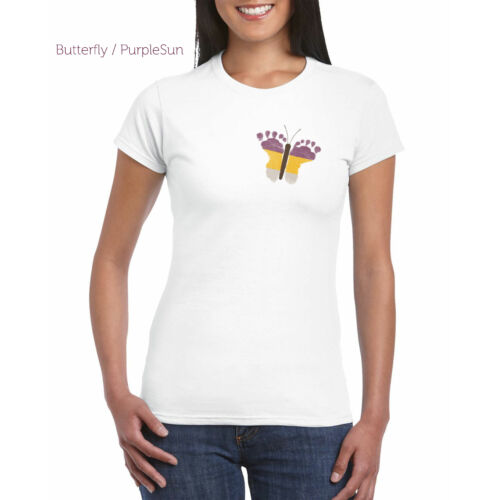 Női top  fehér - Pillangós PurpleSun